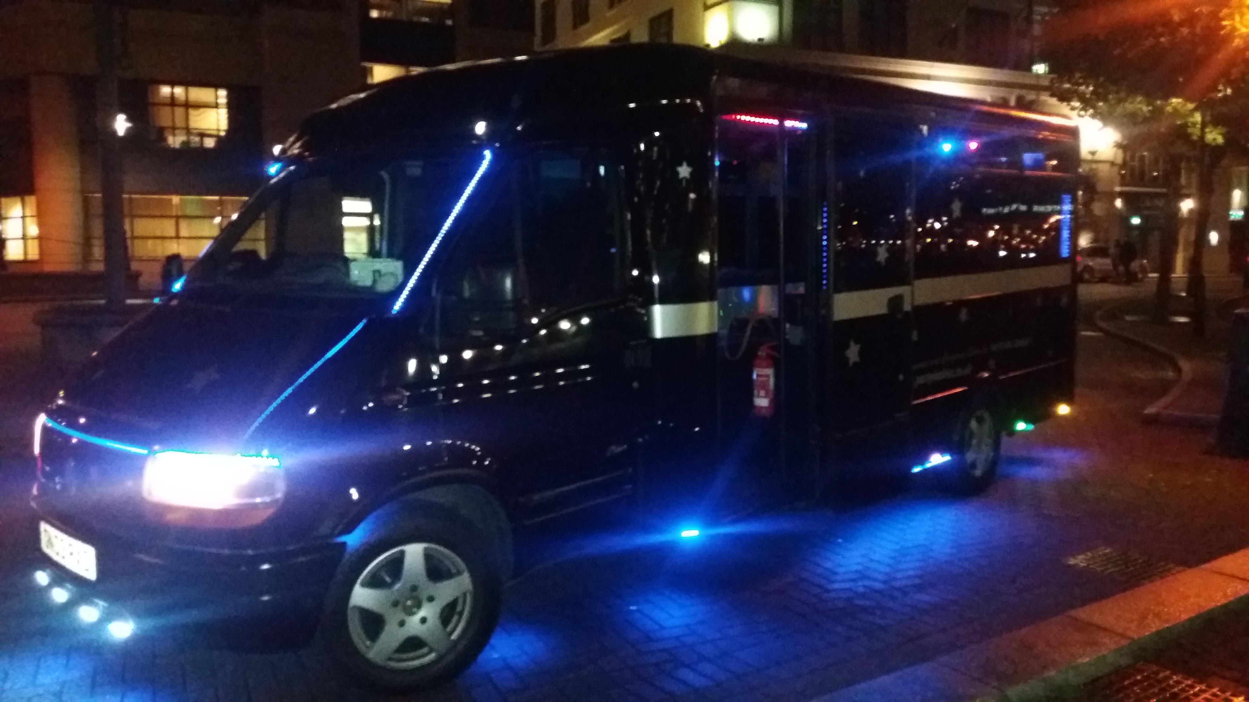 karaoke party bus hire north east