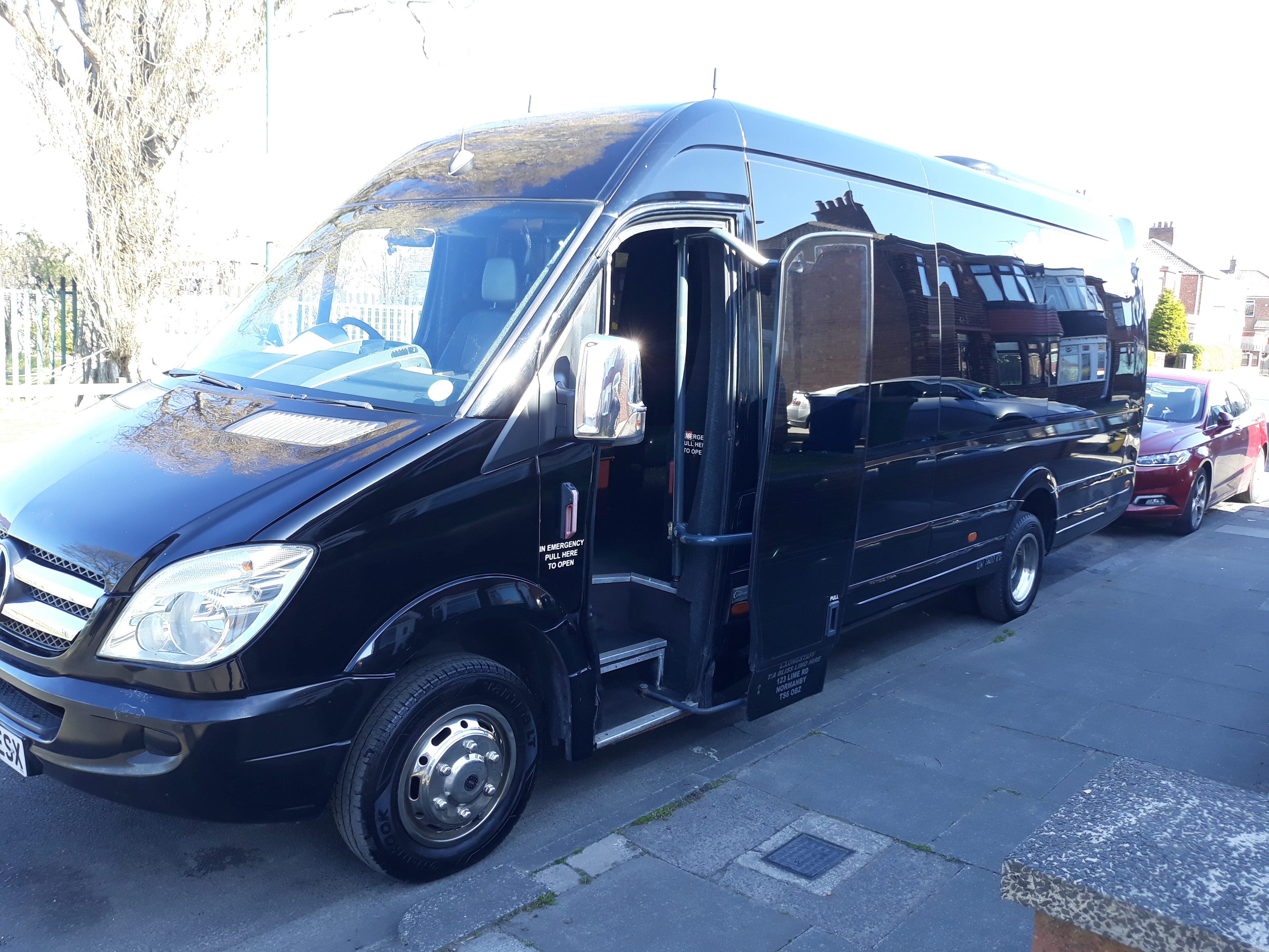 childrens party bus hire Teesside